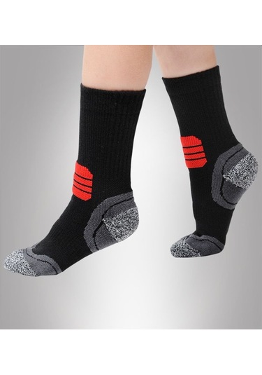Thermoform Running Çocuk Çorap Siyah (479512103) Çok Renkli