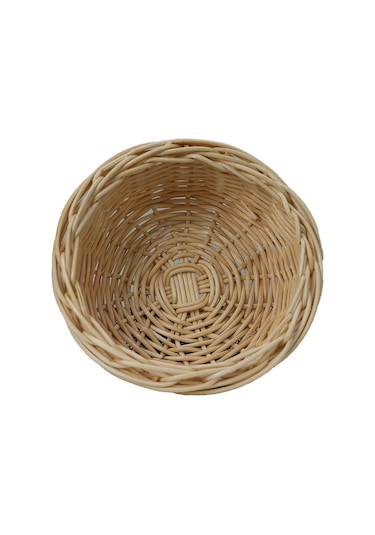 E38 El İşçiliği Hasır İp Sepet Örgü 13 13 Cm - 6183 Karışık