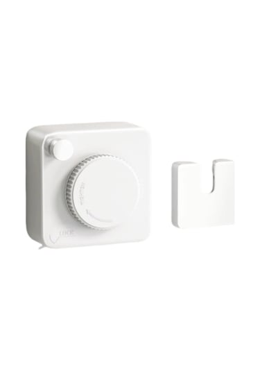 Ximistore9 304 Çelik İç/şehir Dışı Gizli Katlanabilir 4.2m Çamaşır Çekme Kablosu - Delme Yok Banyo Balkon Kurutma Aleti Beyaz