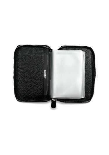 Guard 1384 El Portföyü Hakiki Deri Siyah Çok Renkli