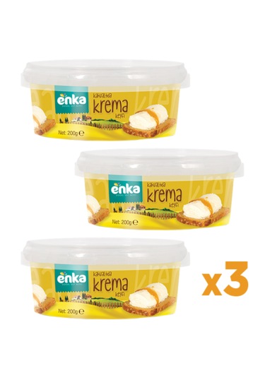 Enka Süt Kahvaltılık Krema 200 Gr 3'lü Paket