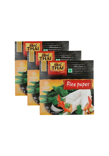 Real Thai Pirinç Yufkası - Rice Paper 22cm 100 Gr 3 Adet