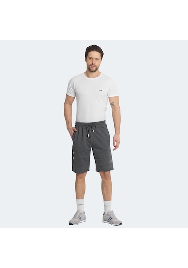 Slazenger NASIM Erkek Cepli Koyu Gri Şort