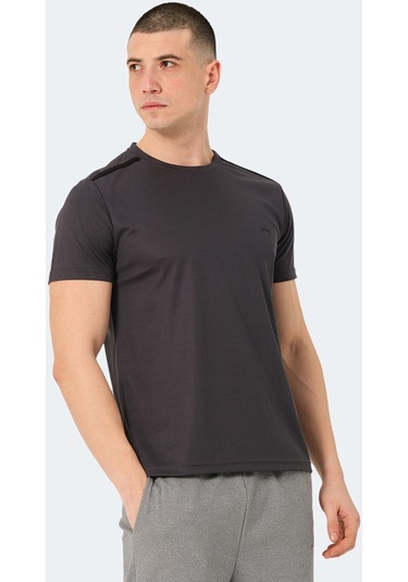 Slazenger READ IN Erkek  Koyu Gri Tişört