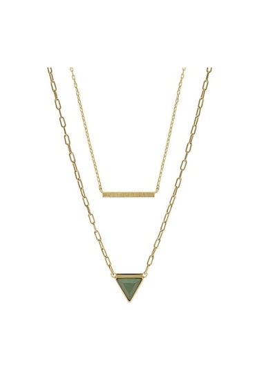 Fossil Ja7112-710 Kadın Kolye Altın