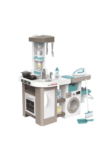 Smoby Tefal 2 in1 Sesli Çamaşır Makineli Mutfak Seti