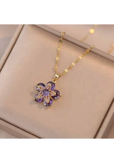 Bayan Kolye: Moda Estetiği Titanyum Çelik Kolye No.201 Çok REnkli