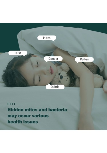 Qingmipy 350w Kablosuz Yatak Toz Akarı Temizleyici Uv Işık Etkili Ev Tipi Şarjlı Vakum Makinesi Beyaz