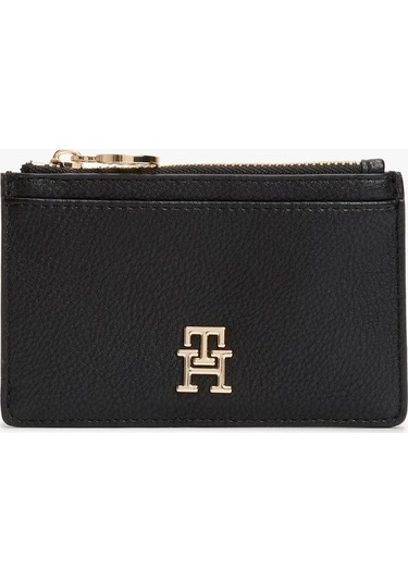 Tommy Hilfiger Th Dıstınct Long Cc Holder Kadın Siyah Kartlık Aw0aw17481bds Siyah