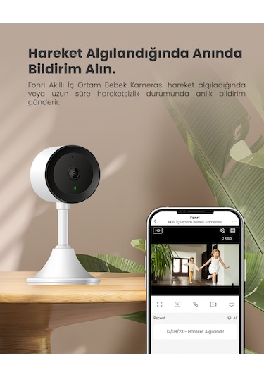 Fonri Akıllı Çocuk Ve Bebek Kamerası Uzaktan Kontrol