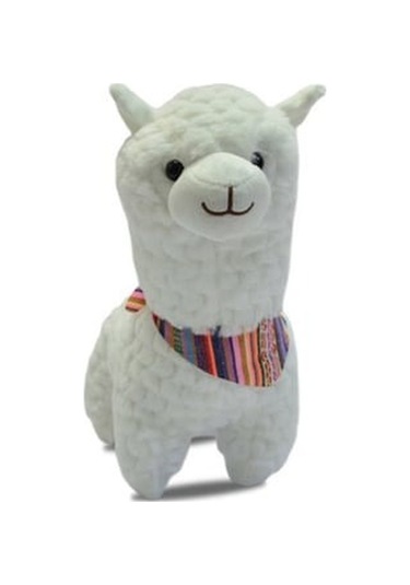 Sevimli Peluş Lama 30 Cm Yumuşacık Hediye Ve Koleksiyonluk Oyuncak Lama Beyaz