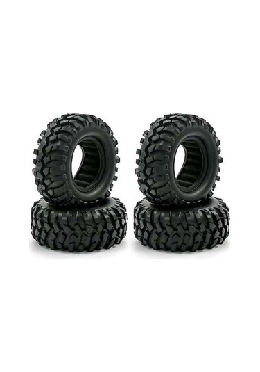 Didadodo 96mm Kauçuk Lastik 1/10 Trx4 Scx10 Rc Araçlar İçin 4 Adet