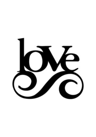 Love Metal Duvar Dekoru / Metal Sanatı