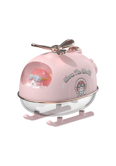 Icarer Ailesi Ifjsq07 Karikatür Nano Sprey Atmosfer Gece Lambası Nemlendirici, Özellik: Şarj Ediyor Pembe