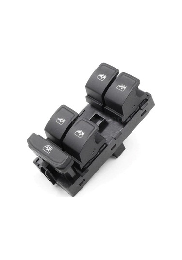 Seat Leon Sol Dörtlü Cam Düğmesi Anahtarı 2013--2018 Kırmızı Işıklı