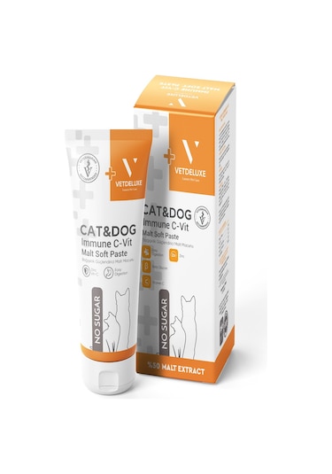 Vetdeluxe Immune C-vit Malt Kedi Köpek Malt Macun 100 G