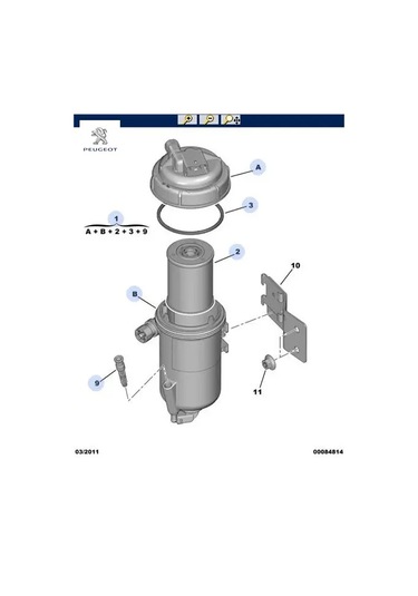 Mazot Filtresi Boxer-ducato 2.2/2.8/3.0hdi-as