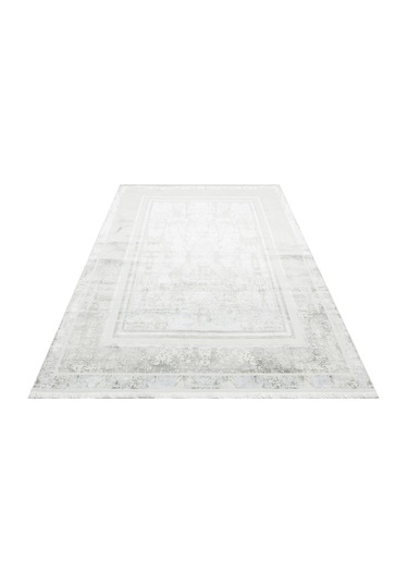 Sateen St17 Sılver Xw Hav Toz Vermez Yıkanabilir Kaymaz İnce Halı