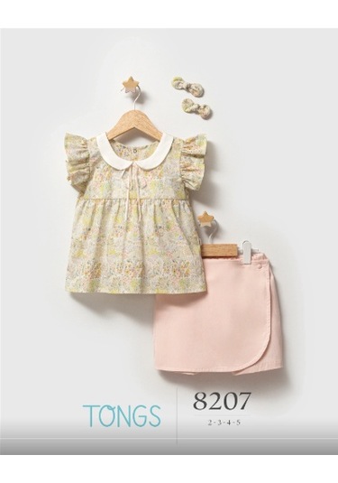 Babydoll 2li Takım Tongs Pembe
