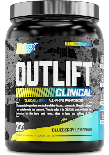 Nutrex Research Outlift Clinical Pump Preworkout With Creatine Eaa Amino Acid Complex 630 Gr Karışık