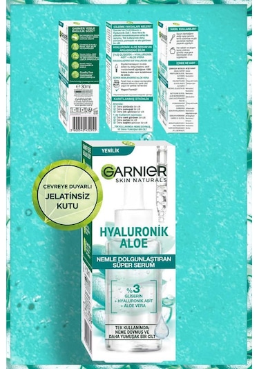 Hyaluronik Aloe Nemle Dolgunlaştıran Süper Serum 30 Ml 2'li Set pktgrndlgssrmikst-8955