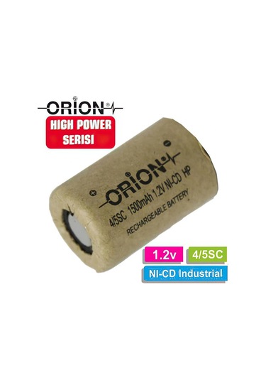 Orion 1.2v Ni-cd 4/5sc 1500mah Şarj Edilebilir Pil - Hp