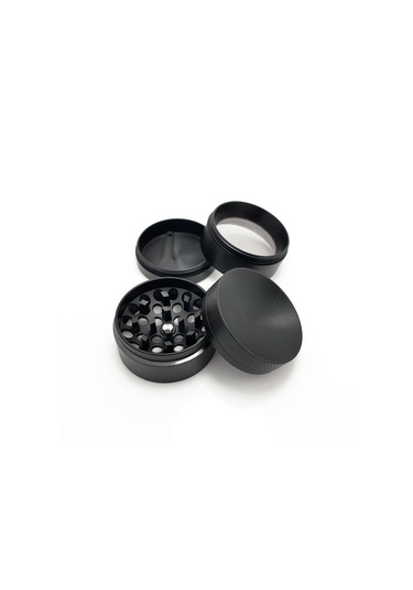 Mini Boy Siyah 40 mm. Tütün Baharat Herbal Parçalayıcı py91sy