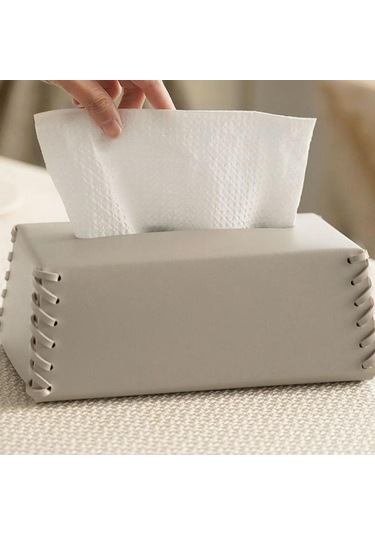 Homyl Masa Mutfak Yatak Odası Için Dekoratif Saklama Kabı Gri