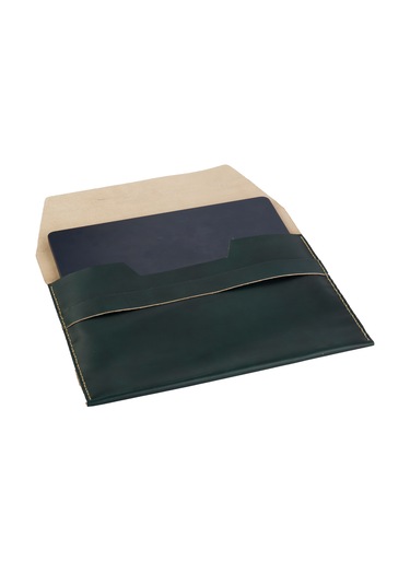 İcase Marka Apple Uyumlu MacBook Air-pro M1-m2-m3-m4 Hakiki Deri Kılıf