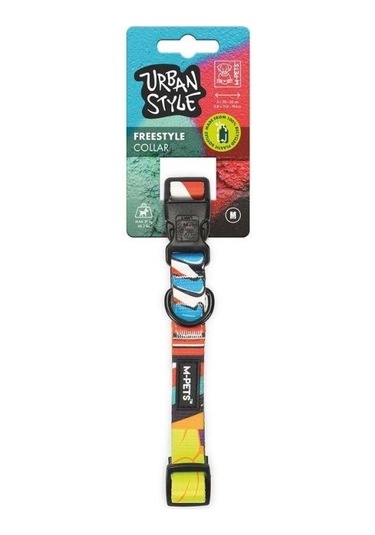 M-pets Urban Style Freestyle Köpek Boyun Tasması M Çok Renkli