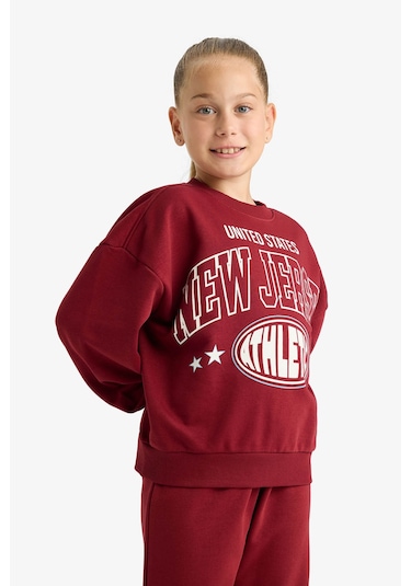 Defacto Bordo Kız Çocuk Alt-üst Takım E6416a8/br281 Bordo