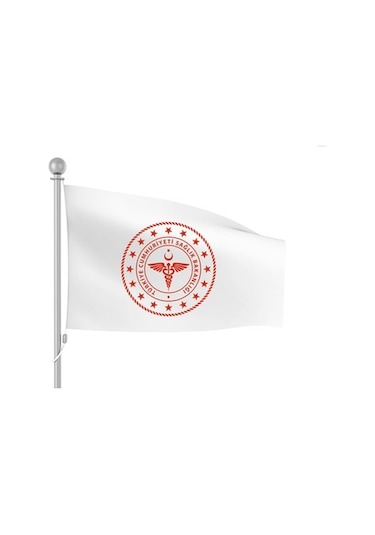 Sağlık Bakanlığı Bayrak Flama 70 X 105 CM Raşel