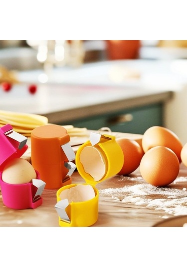 Çiğ Yumurta Ayırıcı Ve Kırıcı, 3'lü Kabuk Açacağı, Haşlanmış Yumurta Soyma Aleti Diğer