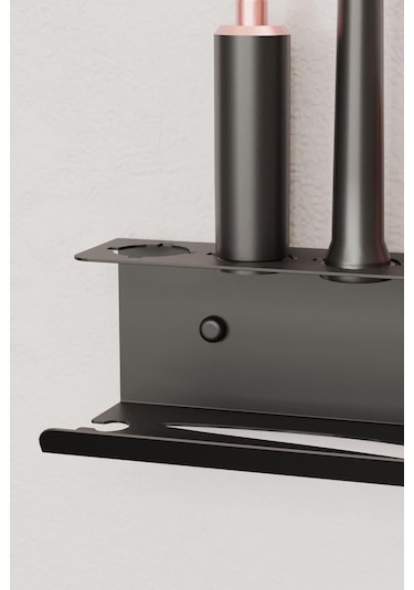 Zift Unique Dyson Airwrap-multistyler Uyumlu Aksesuar Standı Paslanmaz Çelik,vida&bant Çift Montaj Seçeneği Raf Diğer