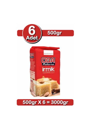 Oba İrmik 6 x 500 G