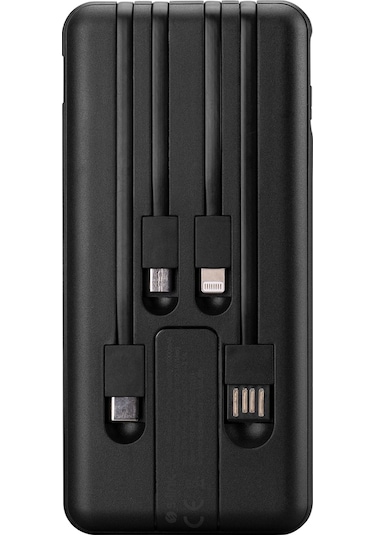 S-lınk Ip-g13k, Siyah, 10.000mah, 1xusb, 1xmicro Usb, 4in1 Kablol