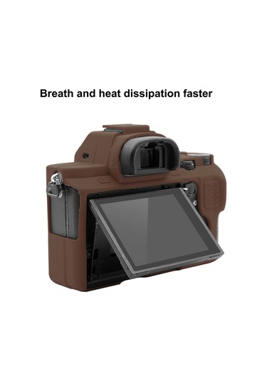 Sony Ilce-7mıı / 7smıı / 7rmıı Kahve İçin Puluz Yumuşak Silikon Koruyucu Kılıf Diğer