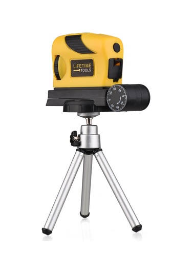 Qingmipy Yüksek Hassasiyetli Çift Balonlu Taşınabilir Lazer Hizalayıcı - 5m Mesafe