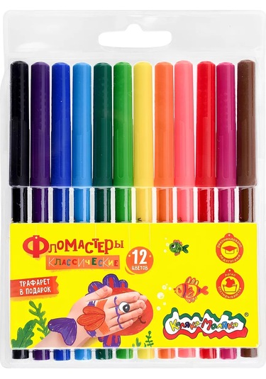 Kalaka-malaka 12 Renkli Çizim Keçeli Kalemleri 159718741