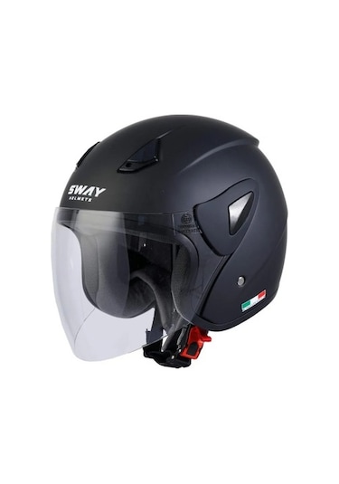 Sway Sw700 Yarım Yazlık Kask Siyah Diğer
