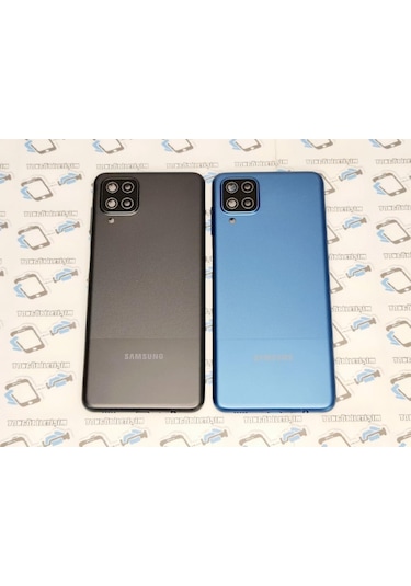Samsung Uyumlu Galaxy A12 Kasa Arka Pil Batarya Kapağı (Yan Tuşlar)