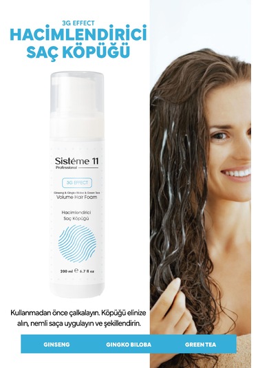 Sisteme 11 Hacimlendirici Köpük 200 Ml