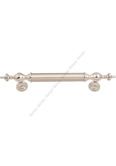 Osmanlı Çekme Sürme Kapı Kolu Nikel Saten