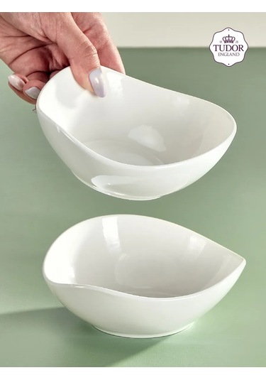 Tudor England Porselen Salata Kasesi Seti 15 Cm, 375 Ml, 2 Adet 418471275 Beyaz