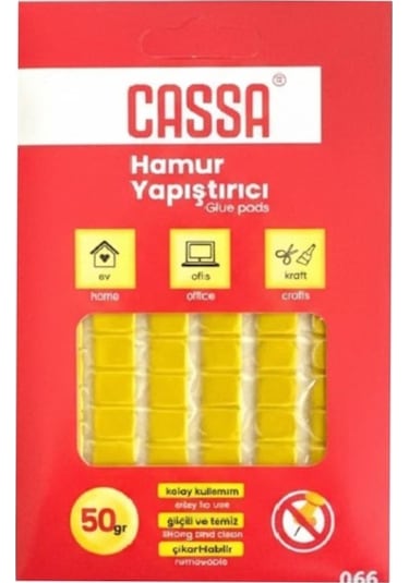 Cassa Tack-ıt Hamur Yapıştırıcı 50 Gr Sarı 066 1 Adet