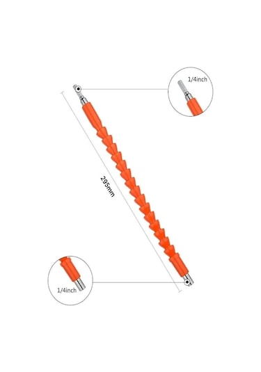 Matkap Ucuna Takılan Bükülebilir Esnek Flex Spiral Uç