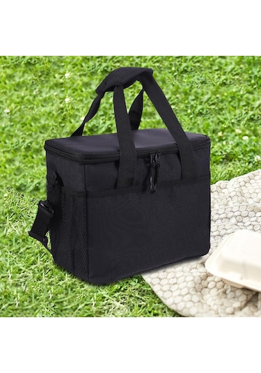 Suntek Soğutucu Çanta Çok Fonksiyonlu Sıcak Siyah-29,5x20x23cm Siyah