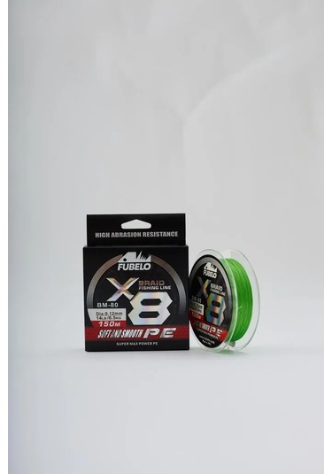 Fubelo Braid Line 8x Green 0.10 Mm 150 M 0,10 Mm