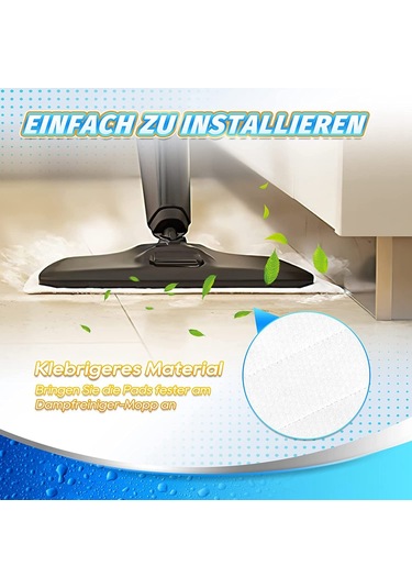 Crackedice Vileda Steam Xxl Buharlı Paspas Aksesuarları İçin Paspas Pedi Yıkanabilir Paspas Bezi