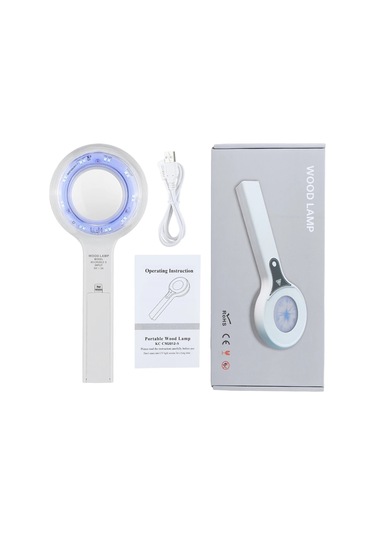 Wood Işığı Dermatolog Güzellik Merkezi Veteriner Uv Cilt Analiz Cihazı